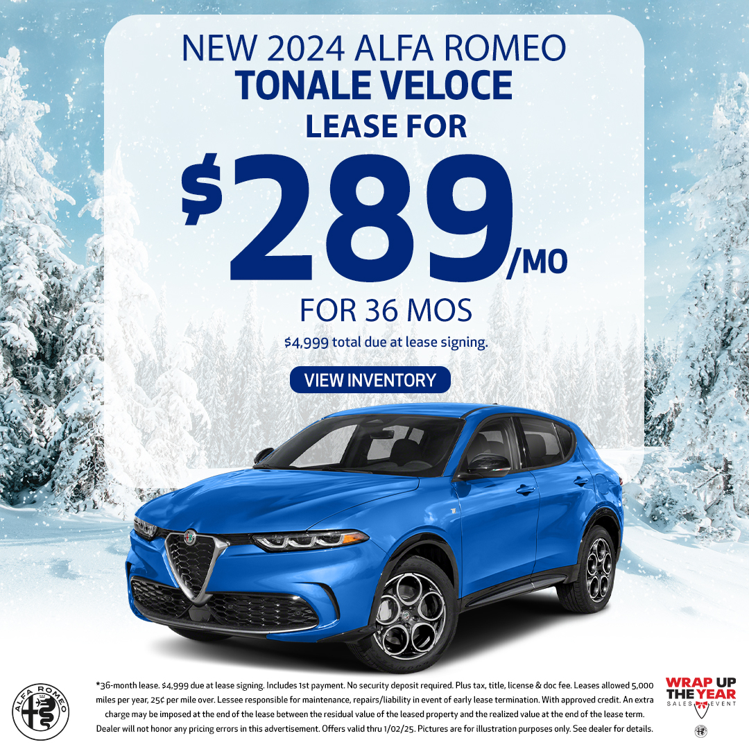 2024 Alfa Romeo Tonale Offer