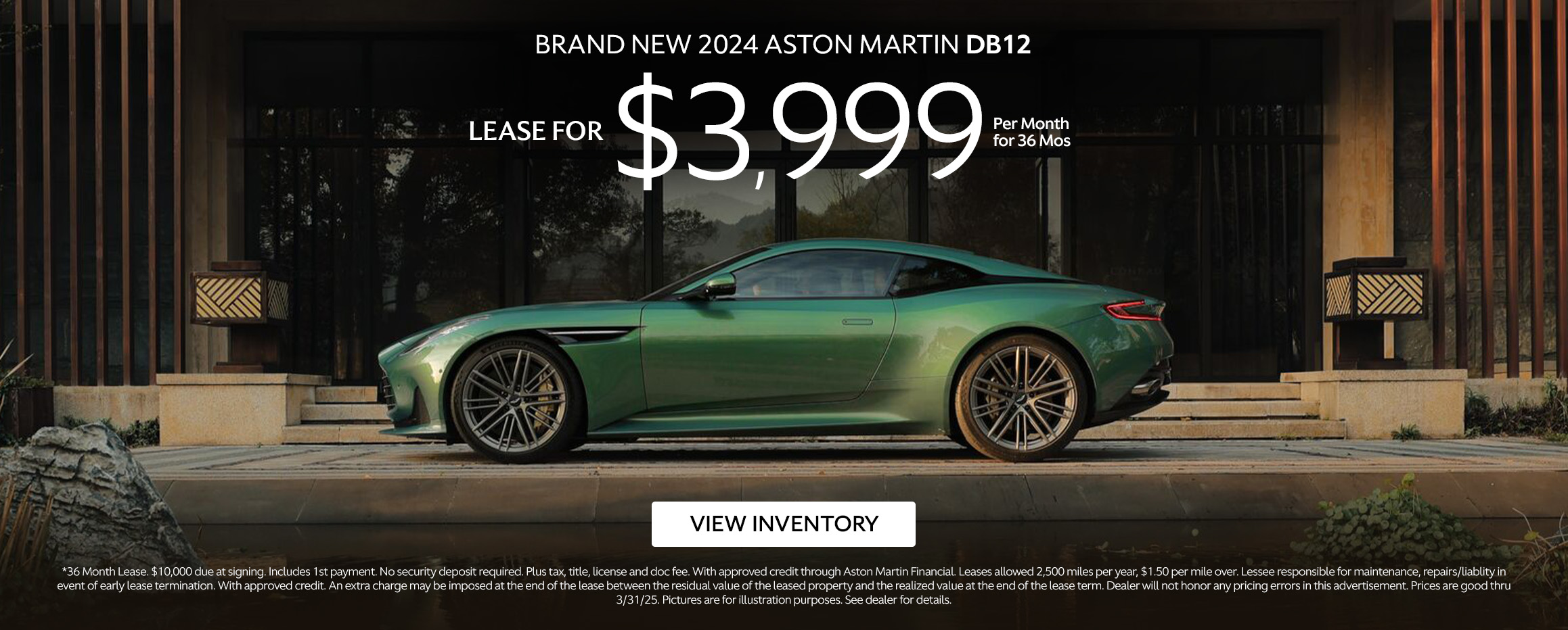 New 2025 Aston Martin DB12 Offer