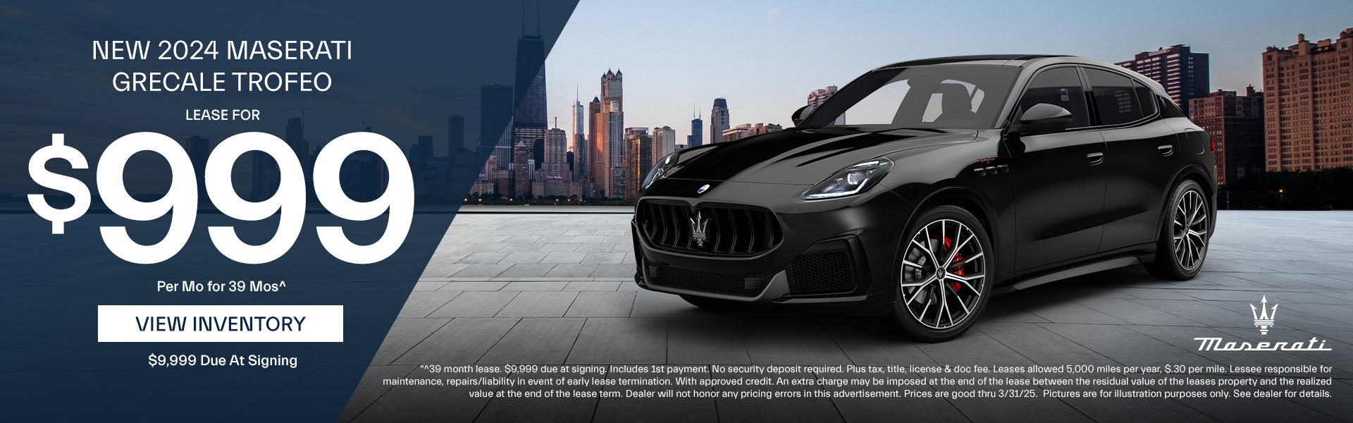 New 2024 Maserati Grecale Trofeo Offer