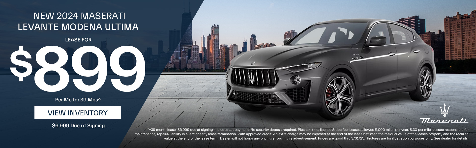 New 2024 Maserati Levante Ultima Offer