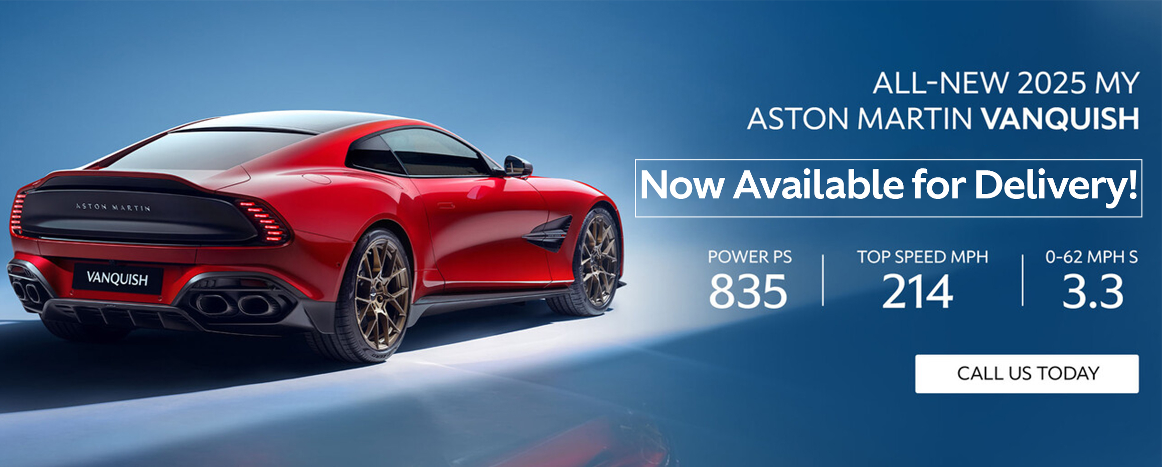 New 2025 Aston Martin Vanquish Offer