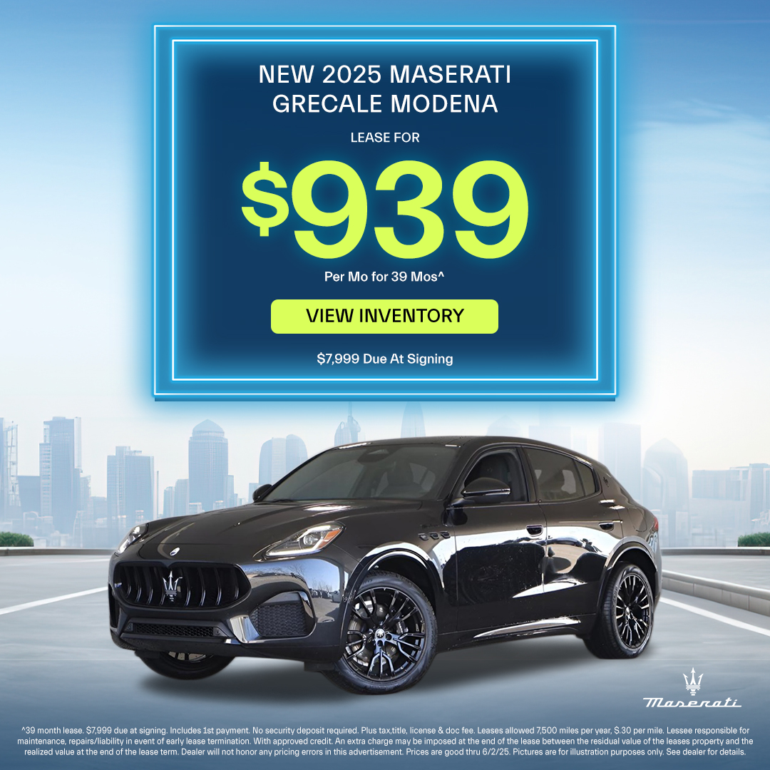 2025 Maserati Grecale Modena Offer