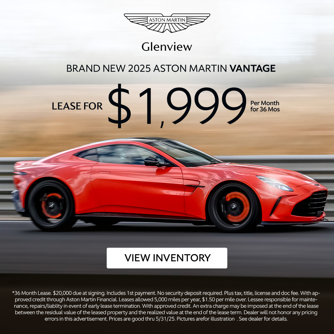 2025 Aston Martin Vantage Offer