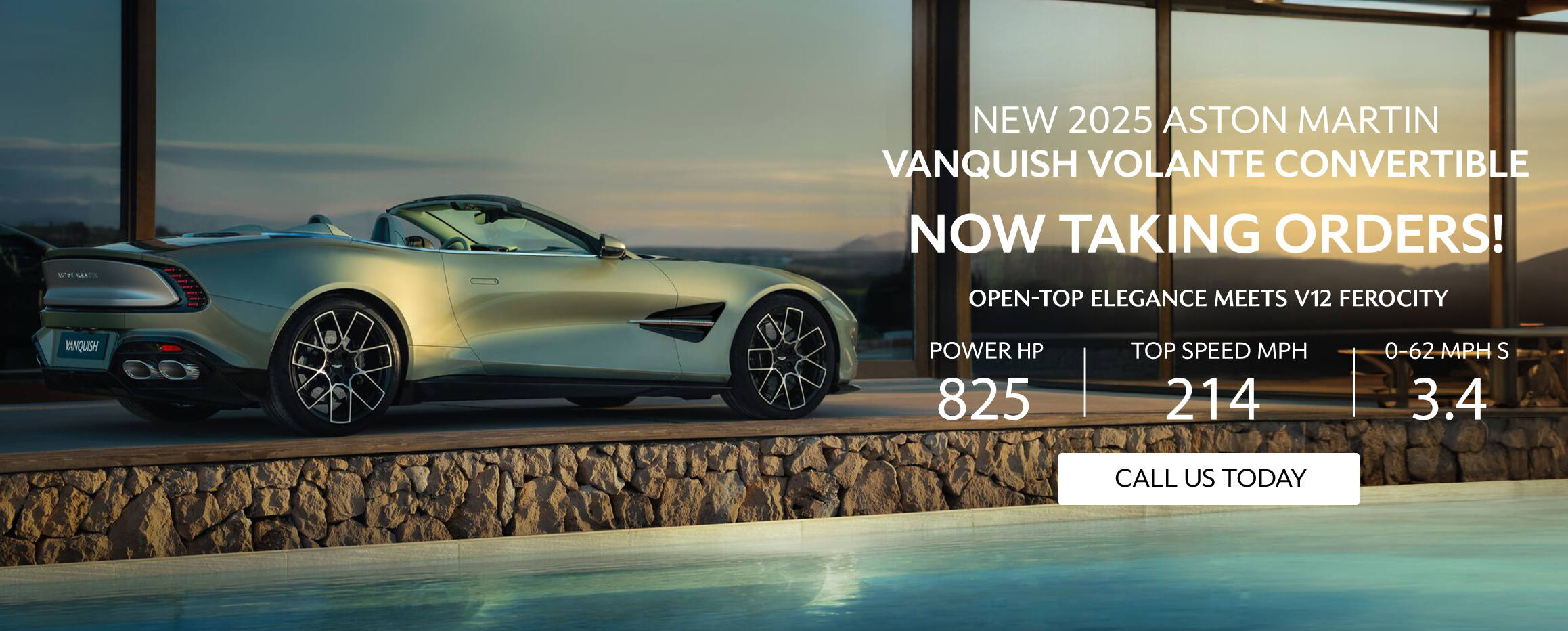 New 2025 Aston Martin Vanquish Volante Convertible Offer