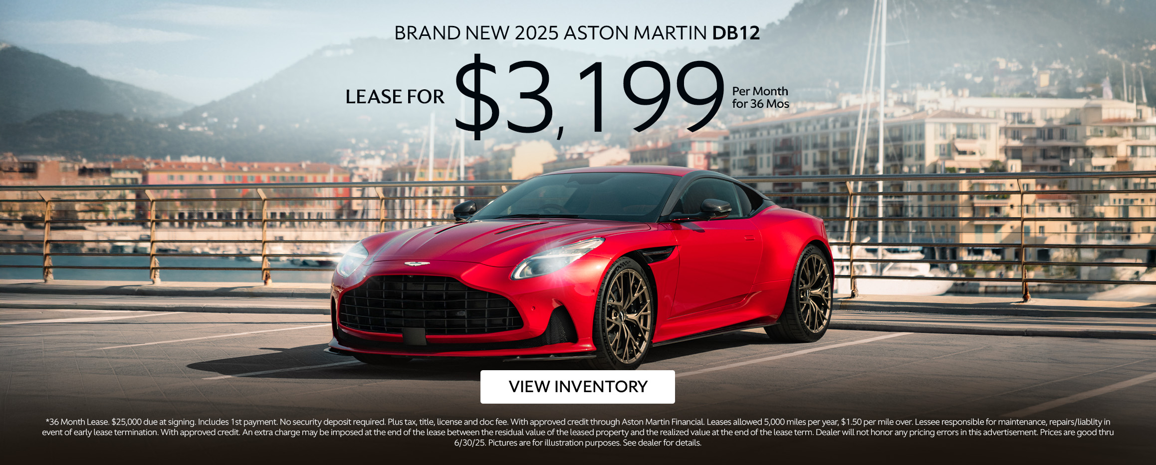 New 2025 Aston Martin DB12 Offer